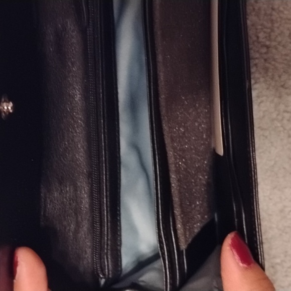 NWT Cole Haan black buckle wallet